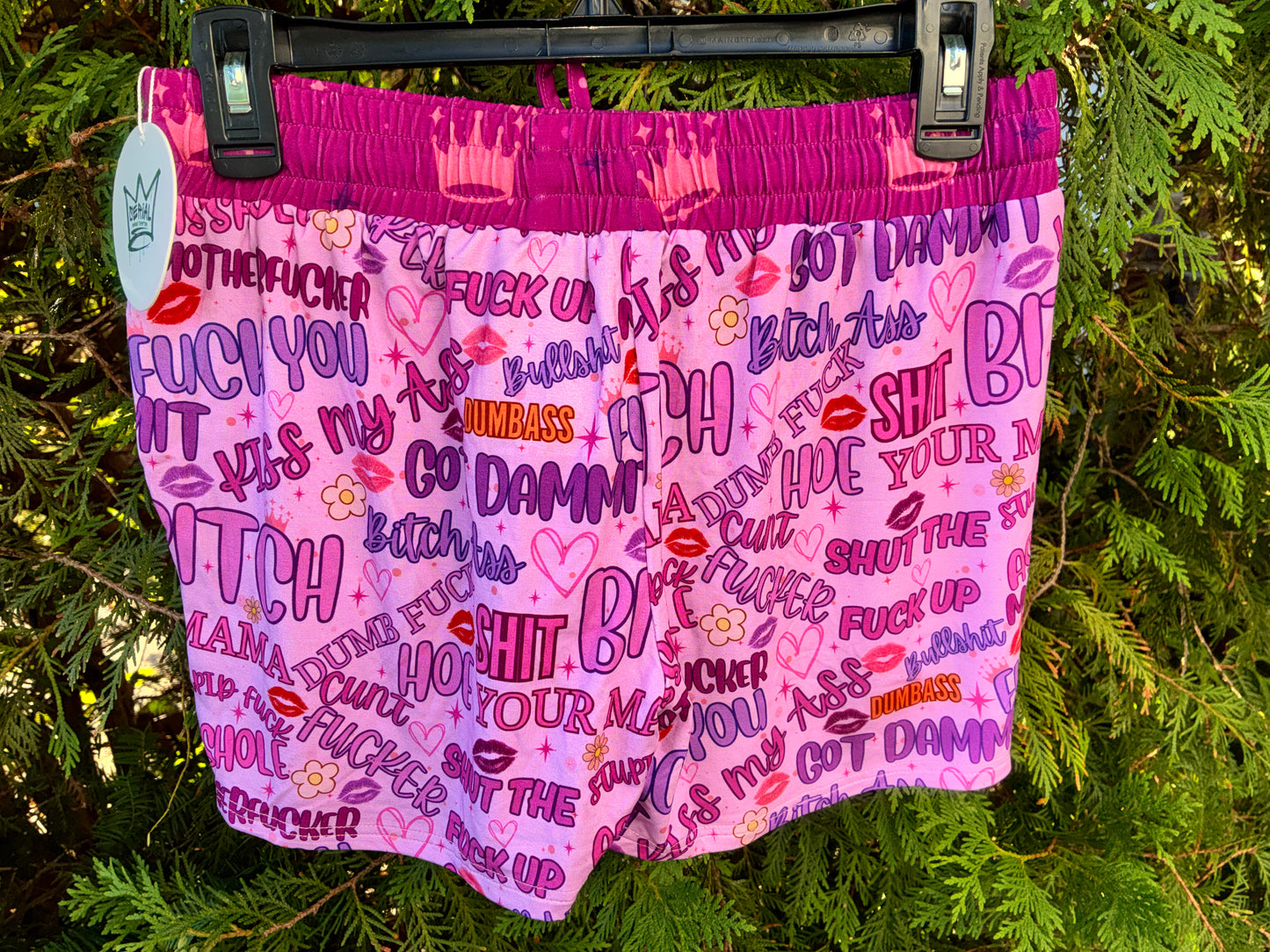 Bad Mouth Womens Adult Shorts