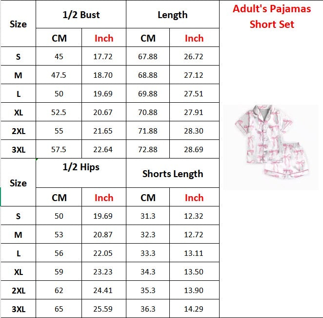 Flutter & Flourish Adult Button Down Short Set