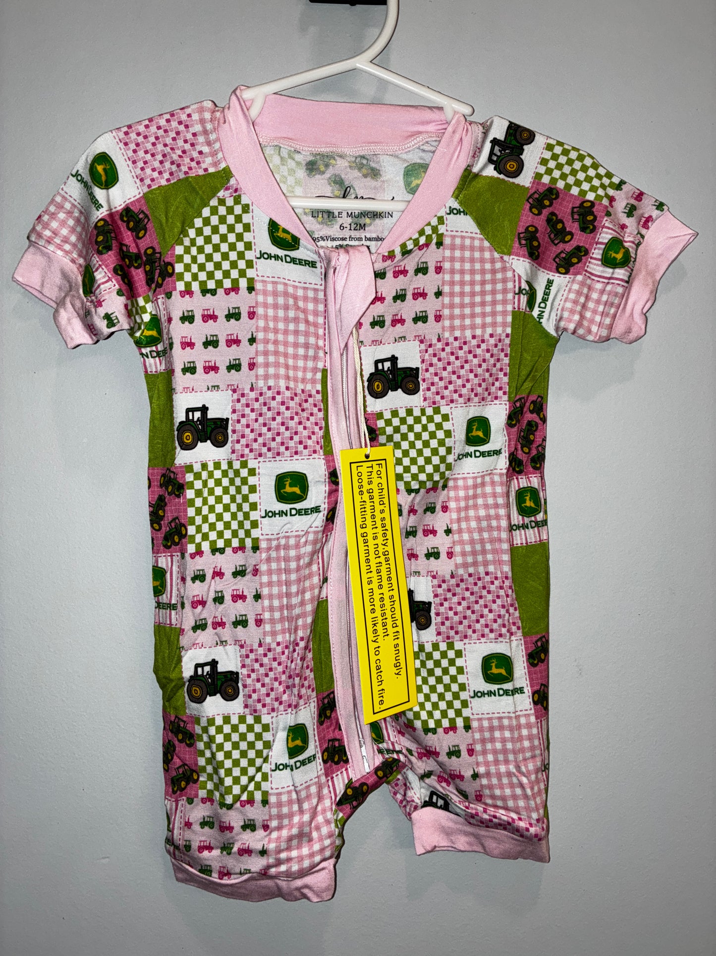 Little Munchkin Bamboo Pink Carhartt Shorty