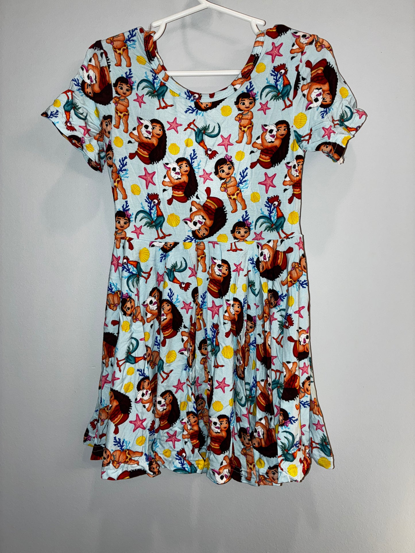 Little Munchkin Bamboo Pink Moana Twirl Dress