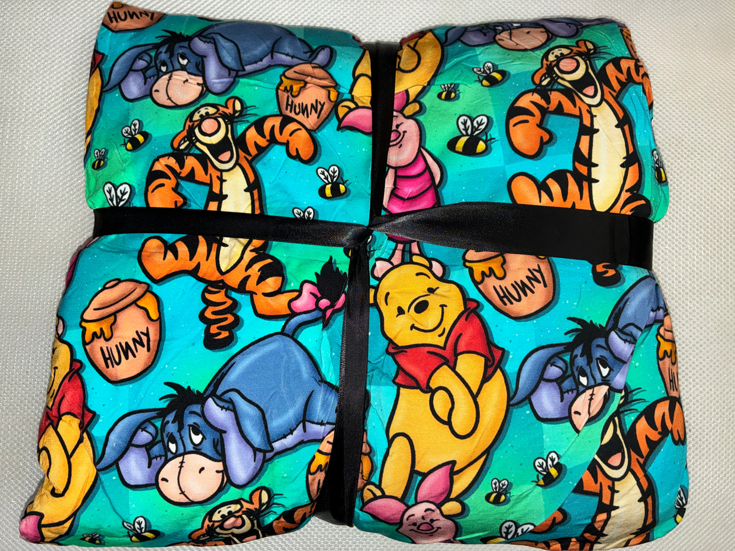 Woodland friends Quilted Bamboo Blanket
