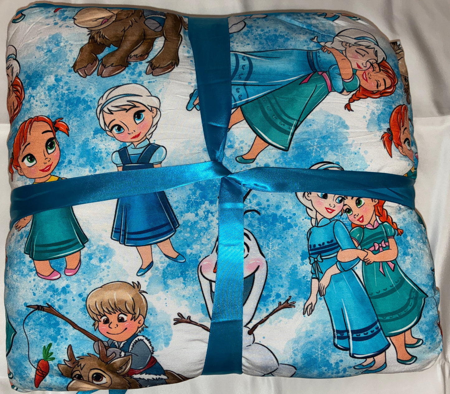 Frozen Snow Friends Quilted Blanket
