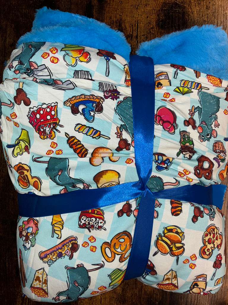 Chefs Snack Adventure Minky Fur Bamboo Blanket
