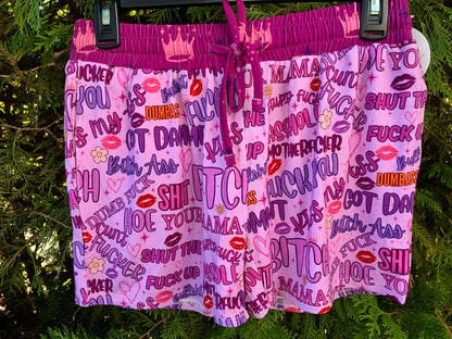 Bad Mouth Womens Adult Shorts