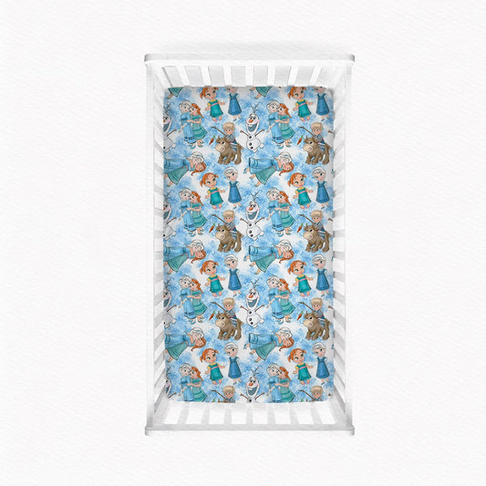 Frozen Snow Friends Bamboo Sheets