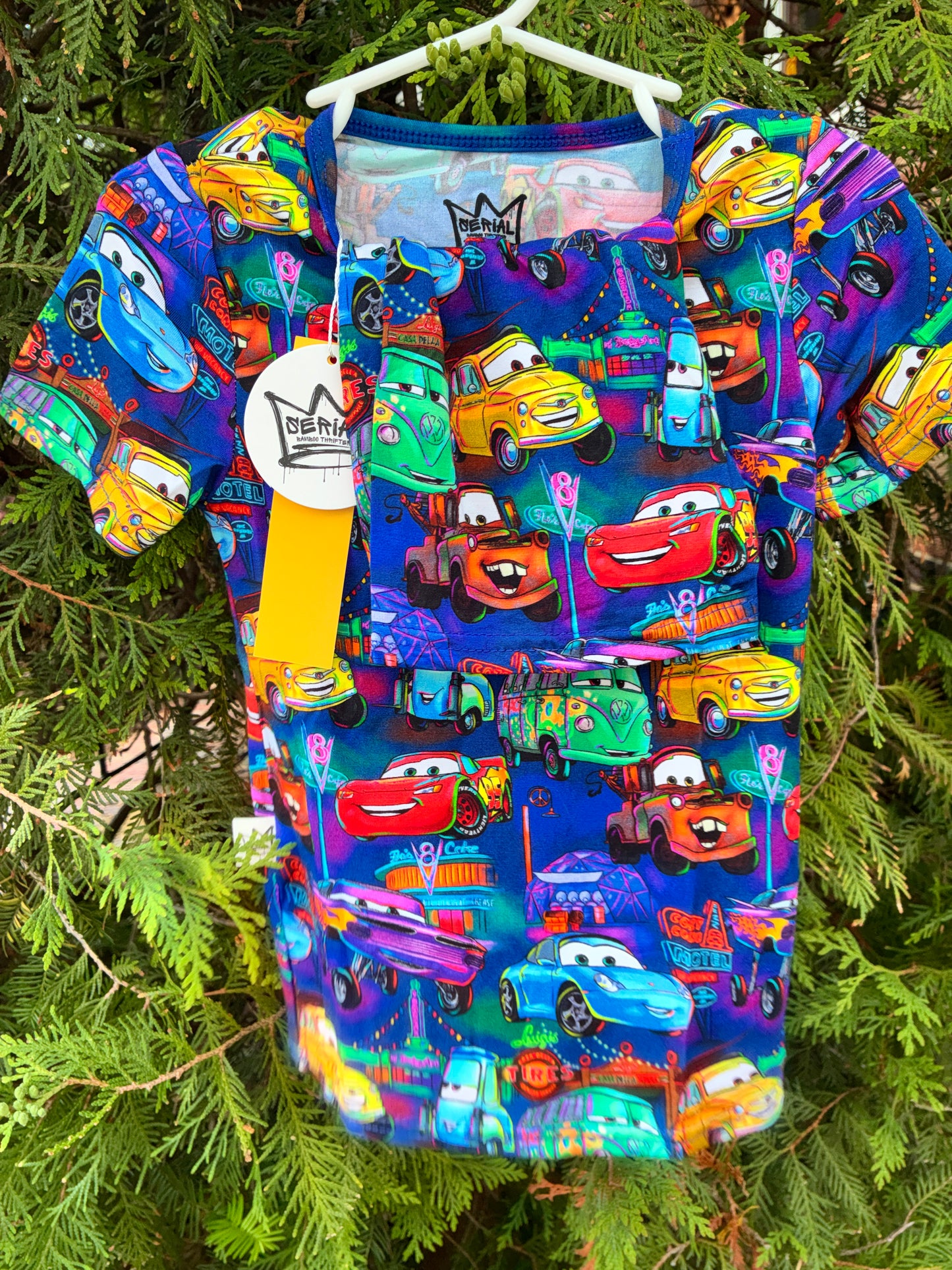 Neon Drift Short Set
