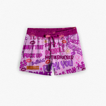 Bad Mouth Womens Adult Shorts