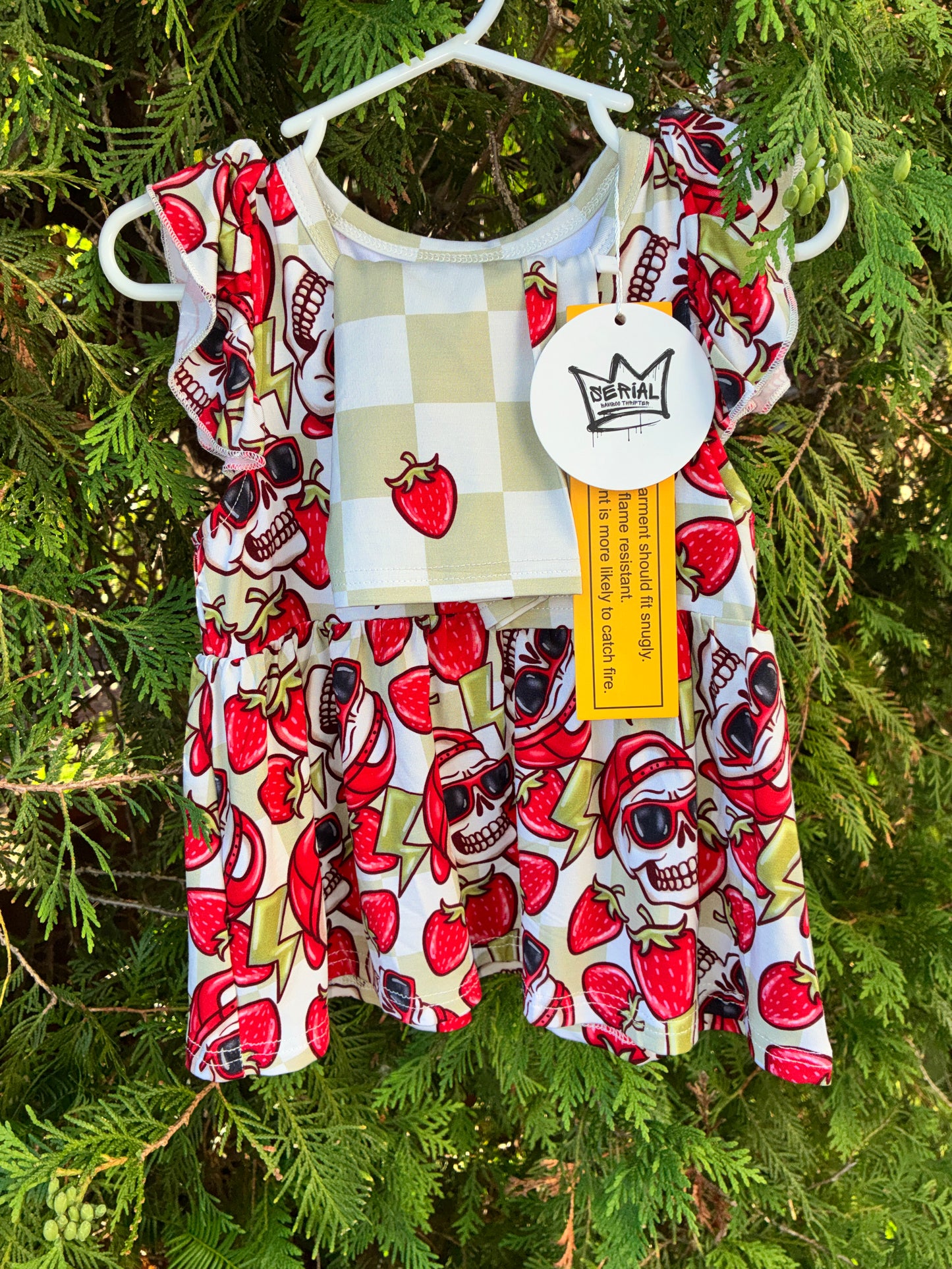 SkullBerry Peplum Set