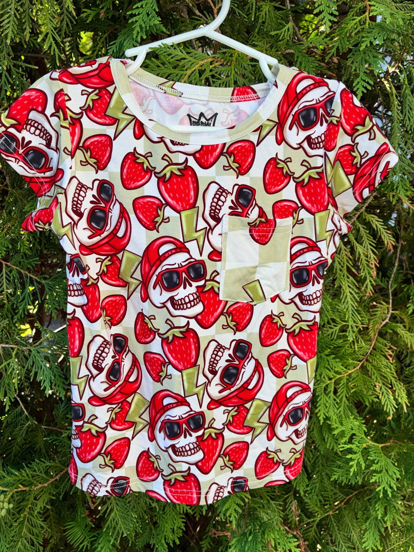 SkullBerry Pocket Tee Daywear Set