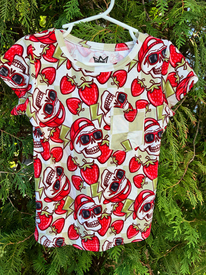 SkullBerry Pocket Tee Daywear Set