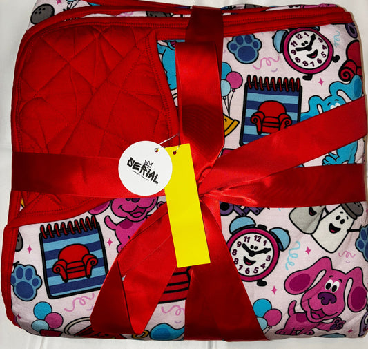 Blues Clues Puppy Party Time Toddler Quilted Blanket