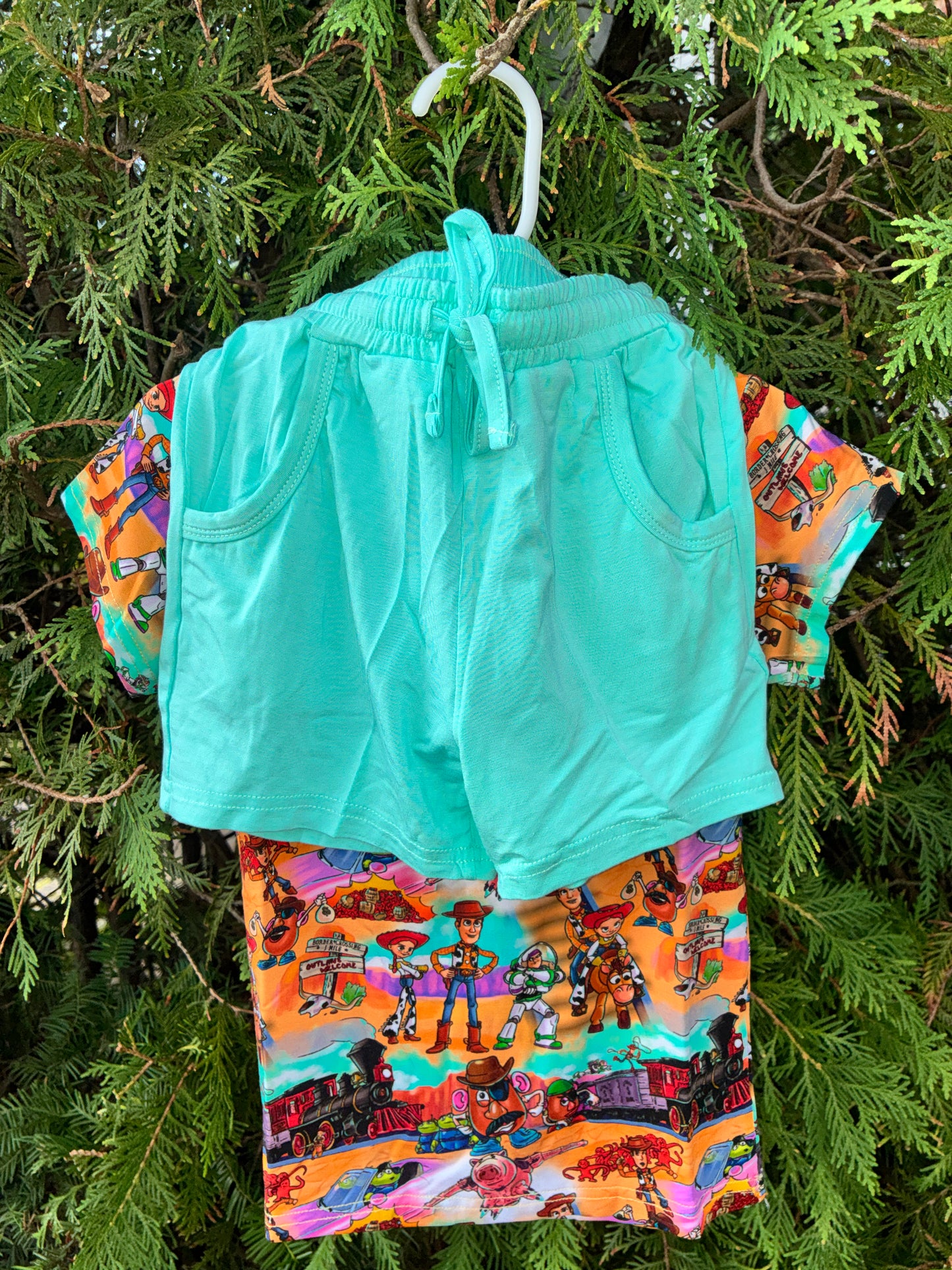 Railroad Friends Tee Short Set