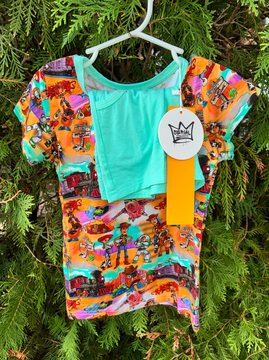 Railroad Friends Tee Short Set