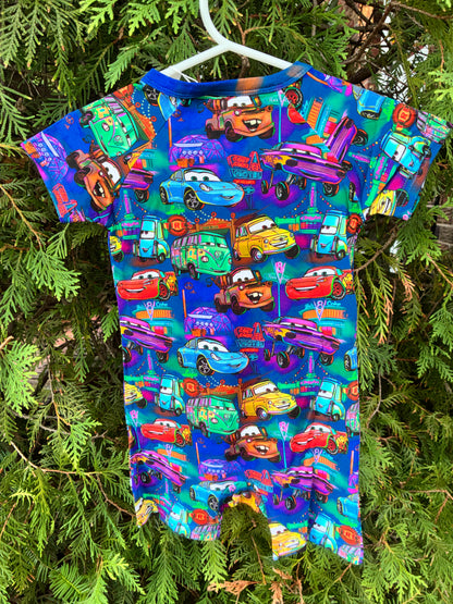 Neon Cars Shortie