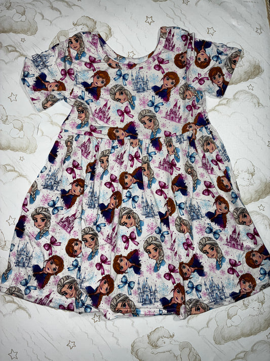 Little Munchkin Bamboo Ice Princess Frozen Twirl Dress