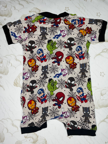 Little Munchkin Bamboo Amazing Friends Spidey & Friends Shorty