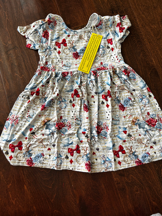 Little Munchkin Alice in Wonderland Bamboo Twirl Dress