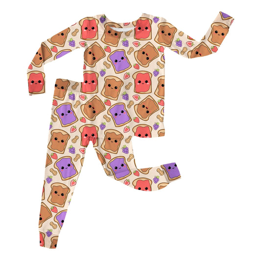 Peanut Butter Jelly Time Long Sleeve Set