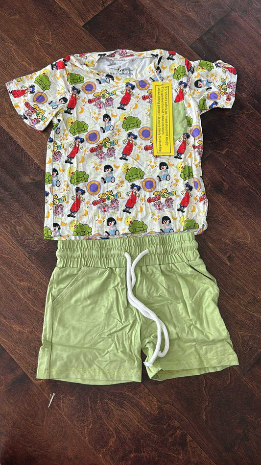 Little Munchkin Big Comfy Couch Bamboo Pocket Tee Set