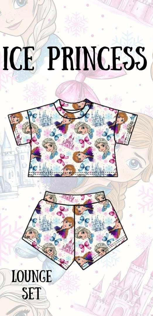 Little Munchkin Bamboo Ice Princess Frozen Lounge Set